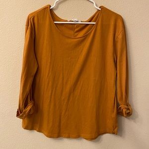 Mustard basic tee